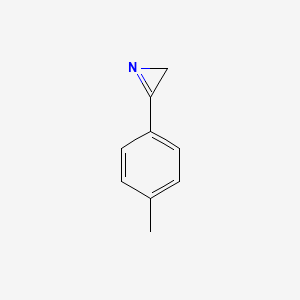 molecular formula C9H9N B11924352 2H-azirine, 3-(4-methylphenyl)- CAS No. 32687-33-5