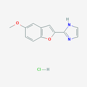 1H-Imidazole, 2-(5-methoxy-2-benzofuranyl)-, monohydrochloride