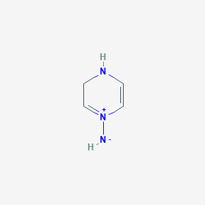 molecular formula C4H7N3 B11924403 1,2-dihydropyrazin-4-ium-4-ylazanide 