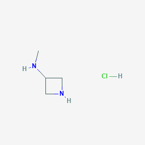 molecular formula C4H11ClN2 B11924446 N-methylazetidin-3-amine hydrochloride 
