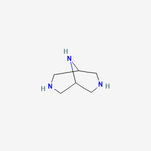 molecular formula C6H13N3 B11924495 3,7,9-Triazabicyclo[3.3.1]nonane CAS No. 41077-50-3