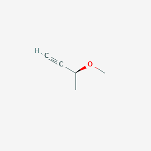 molecular formula C5H8O B11924686 (S)-3-Methoxy-1-butyne 