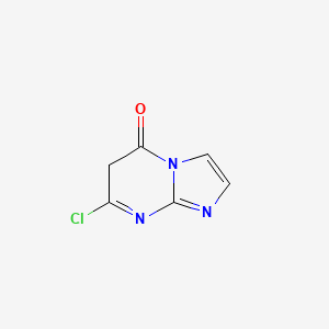 molecular formula C6H4ClN3O B11924784 7-Chloroimidazo[1,2-a]pyrimidin-5(6H)-one 