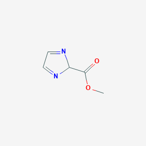 molecular formula C5H6N2O2 B11924846 methyl 2H-imidazole-2-carboxylate 