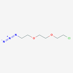 molecular formula C6H12ClN3O2 B1192501 Chloro-PEG3-azide 