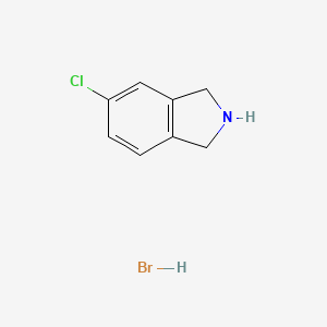 molecular formula C8H9BrClN B11925050 5-Chloroisoindoline hydrobromide CAS No. 701300-67-6