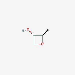 molecular formula C4H8O2 B11925060 2-Methyloxetan-3-ol,trans- 