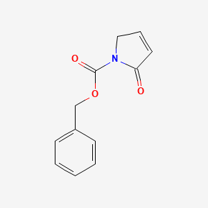 molecular formula C12H11NO3 B11925071 Benzyl 2-oxo-2,5-dihydro-1H-pyrrole-1-carboxylate CAS No. 96658-35-4
