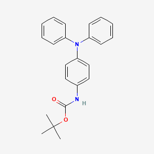 molecular formula C23H24N2O2 B11925093 tert-Butyl (4-(diphenylamino)phenyl)carbamate CAS No. 1207595-75-2