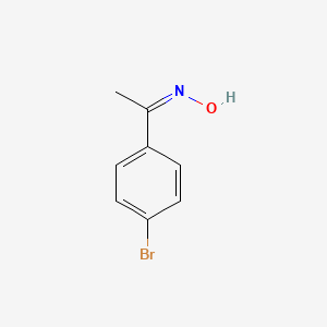 molecular formula C8H8BrNO B11925131 p-Bromoacetophenone oxime, (Z)- CAS No. 73744-33-9