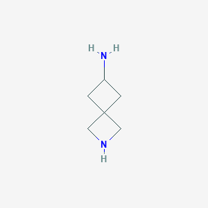 molecular formula C6H12N2 B11925141 2-Azaspiro[3.3]heptan-6-amine CAS No. 1374659-05-8