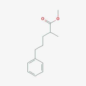 molecular formula C13H18O2 B11925242 Methyl 2-methyl-5-phenylpentanoate CAS No. 59339-36-5