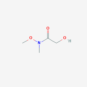 molecular formula C4H9NO3 B11925282 2-hydroxy-N-methoxy-N-methylacetamide 