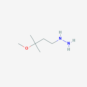 molecular formula C6H16N2O B11925288 (3-Methoxy-3-methylbutyl)hydrazine CAS No. 1099657-12-1
