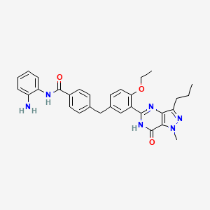 molecular formula C31H32N6O3 B1192532 CM-675 