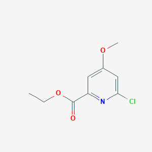 molecular formula C9H10ClNO3 B11925356 Ethyl 6-chloro-4-methoxypicolinate 