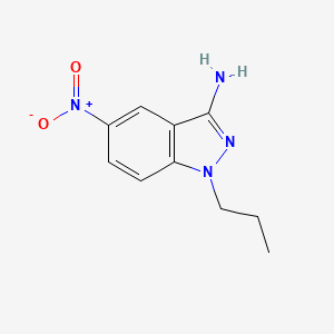 molecular formula C10H12N4O2 B11925426 5-Nitro-1-propyl-1H-indazol-3-amine 