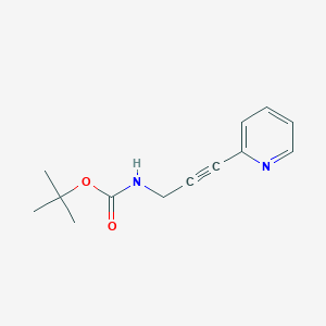 molecular formula C13H16N2O2 B11925524 N-Boc-3-(2-pyridyl)-2-propyn-1-amine 