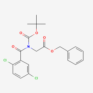 molecular formula C21H21Cl2NO5 B11925692 N-Boc-N-(2,5-dichlorobenzoyl)glycine Benzyl Ester 