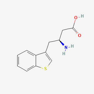 molecular formula C12H13NO2S B11925753 H-|A-HoAla(3-benzothienyl)-OH 