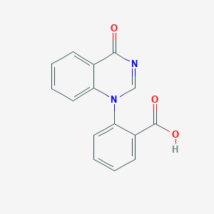 molecular formula C15H10N2O3 B11925842 2-(4-Oxoquinazolin-1(4H)-yl)benzoic acid 