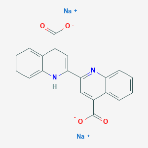 molecular formula C20H12N2Na2O4 B11925896 Sodium 1,4-dihydro-[2,2'-biquinoline]-4,4'-dicarboxylate 