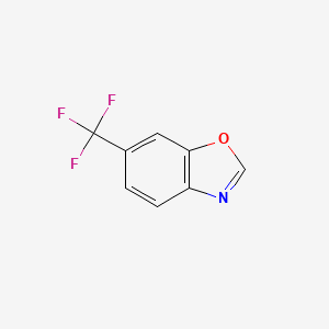 molecular formula C8H4F3NO B11925904 6-(Trifluoromethyl)benzo[d]oxazole CAS No. 1300106-03-9