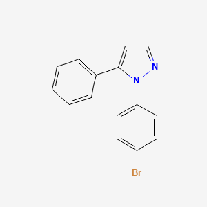 molecular formula C15H11BrN2 B11925975 1-(4-bromophenyl)-5-phenyl-1H-pyrazole CAS No. 299162-81-5