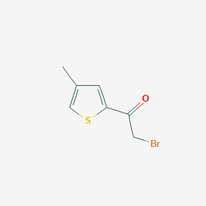 molecular formula C7H7BrOS B11926005 2-Bromo-1-(4-methylthiophen-2-yl)ethanone CAS No. 1203589-82-5