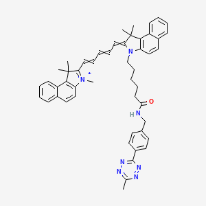 molecular formula C50H52N7O+ B1192613 Cyanine5.5 tetrazine 
