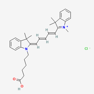molecular formula C32H39ClN2O2 B1192615 Cyanine5 carboxylic acid CAS No. 1032678-07-1
