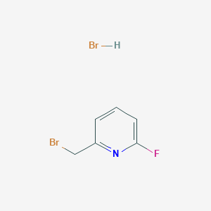 molecular formula C6H6Br2FN B11926206 2-(Bromomethyl)-6-fluoropyridine hydrobromide CAS No. 31140-62-2