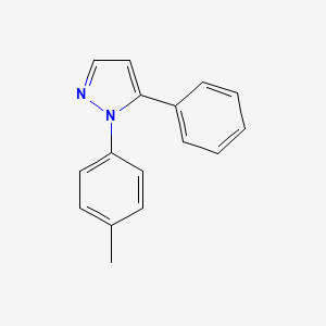 molecular formula C16H14N2 B11926236 5-Phenyl-1-(p-tolyl)-1H-pyrazole CAS No. 943725-79-9