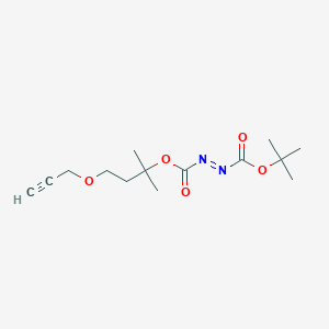 molecular formula C14H22N2O5 B1192632 DiaAlk 