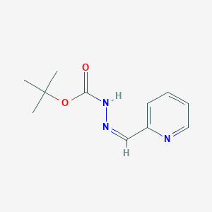 molecular formula C11H15N3O2 B11926392 tert-butyl N-[(Z)-pyridin-2-ylmethylideneamino]carbamate 