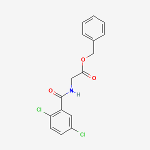 molecular formula C16H13Cl2NO3 B11926446 N-(2,5-Dichlorobenzoyl)glycine Benzyl Ester 