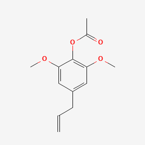 molecular formula C13H16O4 B11926484 4-Allyl-2,6-dimethoxyphenyl acetate CAS No. 29540-11-2
