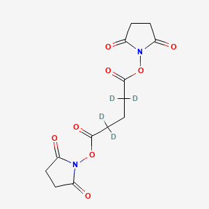 molecular formula C13H14N2O8 B1192665 DSG Crosslinker-d4 