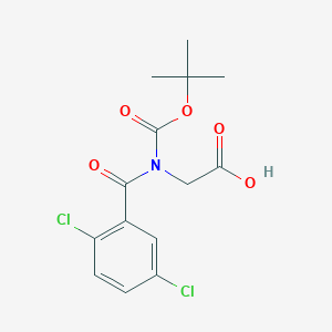 molecular formula C14H15Cl2NO5 B11926652 N-Boc-N-(2,5-dichlorobenzoyl)glycine 