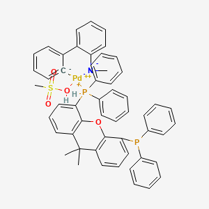 molecular formula C53H48NO4P2PdS+ B11926692 XantPhos Pd G4 