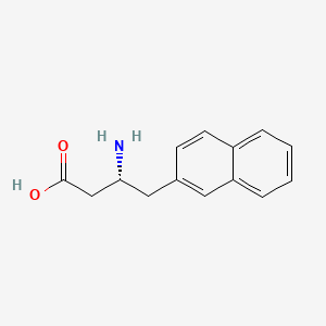 molecular formula C14H15NO2 B11926695 (R)-3-Amino-4-(naphthalen-2-yl)butanoic acid 