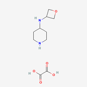 molecular formula C10H18N2O5 B11926715 N-(Oxetan-3-yl)piperidin-4-amine oxalate 