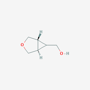 molecular formula C6H10O2 B11926765 trans-3-Oxabicyclo[3.1.0]hexane-6-methanol 