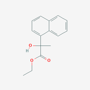 molecular formula C15H16O3 B11926876 Ethyl 2-Hydroxy-2-(1-naphthyl)propionate 