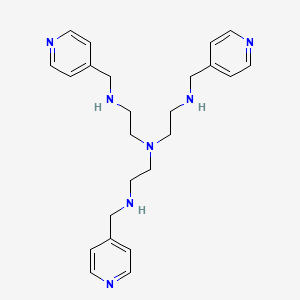 molecular formula C24H33N7 B11926984 N1-(Pyridin-4-ylmethyl)-N2,N2-bis(2-((pyridin-4-ylmethyl)amino)ethyl)ethane-1,2-diamine 