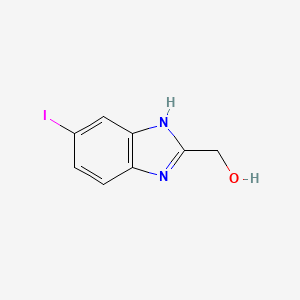molecular formula C8H7IN2O B11926990 2-(Hydroxymethyl)-5-iodobenzimidazole 