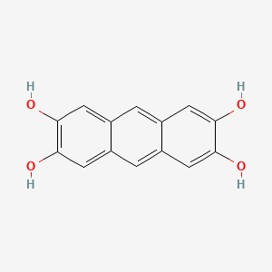 molecular formula C14H10O4 B11927175 Anthracene-2,3,6,7-tetraol 