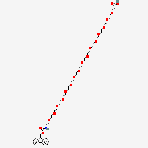 molecular formula C50H81NO20 B1192720 Fmoc-NH-PEG16-CH2CH2COOH 