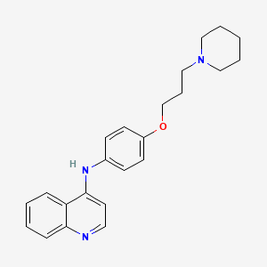 N-(4-(3-(piperidin-1-yl)propoxy)phenyl)quinolin-4-amine