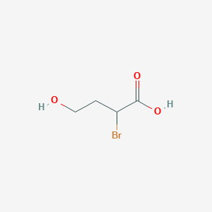 molecular formula C4H7BrO3 B11927346 2-Bromo-4-hydroxybutanoic acid 